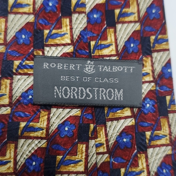 NWT Robert Talbott Silk Beat Of Class Italy Nordstrom Tie (original retail $95.) - Picture 3 of 5